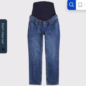 Abercrombie and fitch maternity jean
